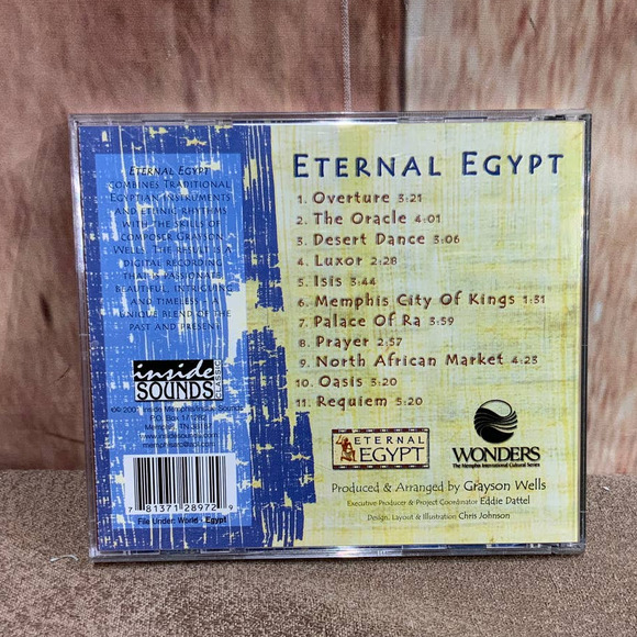 2001 Eternal Egypt Grayson Wells Musical Influences Ancient Times Audio Music CD - Picture 3 of 3